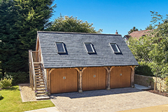 Oak Garages With Room Above Accommodation
